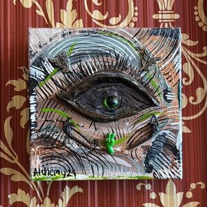 Abstract Eye Art Piece